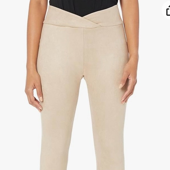 Splendid Legging skinny pants pull of vegan suede pants cream color polyester - Picture 3 of 6